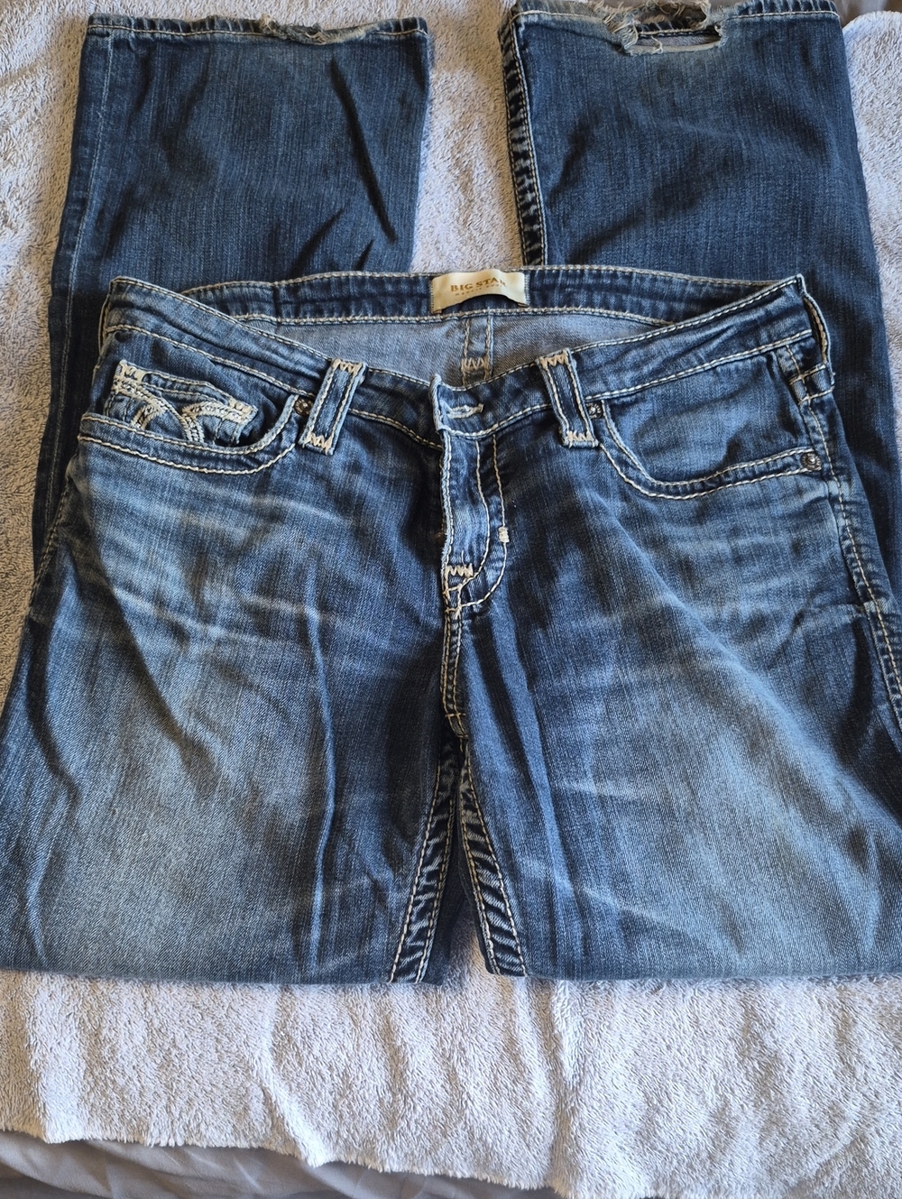 Big Star Women's Dark Blue Boot Cut Jeans